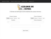 Tablet Screenshot of geradordesenha.com.br